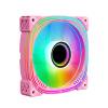 thumbnail image 1 of Radiador de caja de computadora de 12 cm 12 V 4 pines PWM Luminoso 24 LED 9 cuchillas (rosa), 1 of 7