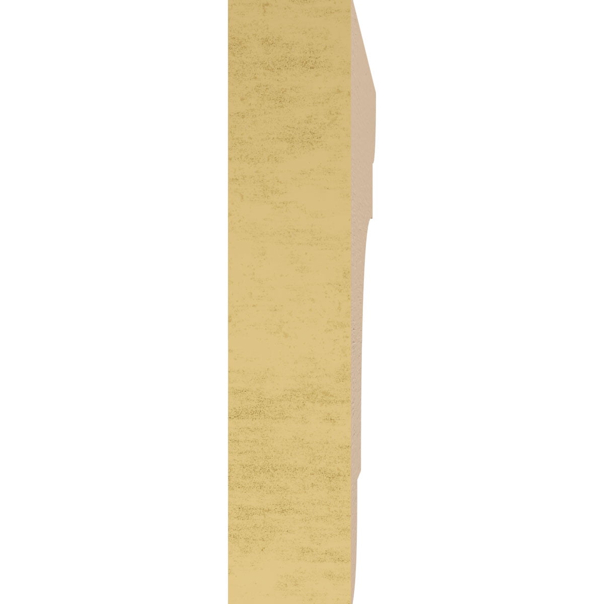 2"W x 10"D x 10"H Thin New Brighton Rough Cedar Woodgrain TimberThane Corbel, Primed Tan