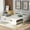 White, variant on [US IN STOCK] Extending Daybed with Trundle, Wooden Daybed with Trundle, White