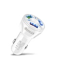 thumbnail image 2 of Cargador de coche 7A QC3.0 3USB Cargador de coche de carga rápida Uno para tres Cargador de coche multipuerto qc3.0, 2 of 2