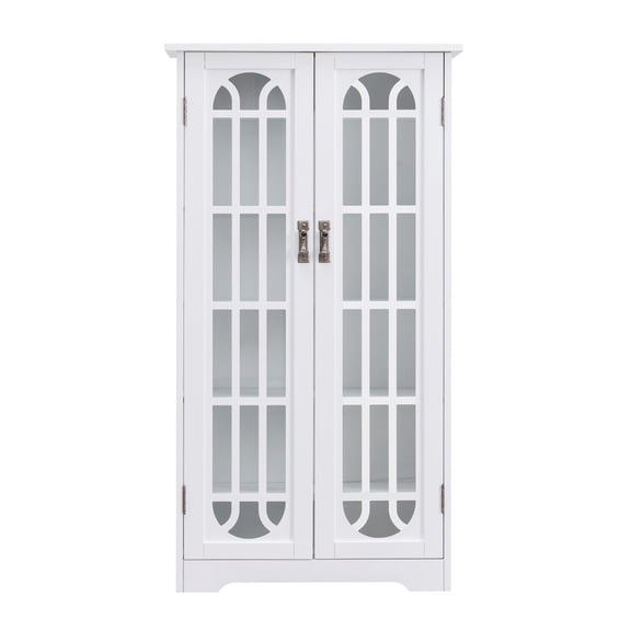 SEI Window Pane Media Cabinet