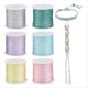 thumbnail image 1 of Cuerda de Nailon de 0,8 mm de 300 Yardas para Pulseras, 6 Colores de Hilo , Hilo de Pulsera, Carillón de Viento para Fabricación de Joyas, 1 of 5