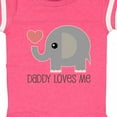 thumbnail image 4 of Inktastic Daddy Loves Me Boys or Girls Baby Bodysuit, 4 of 5
