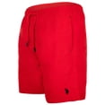 thumbnail image 3 of U.S. POLO ASSN. Men Swim Shorts - Swim Shorts Logo, Swim Trunks, Solid Color Red M (Medium), 3 of 4