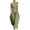 Green, variant on Women's Wide Leg Jumpsuit Tie One Shoulder Sleeveless Jumpsuits Belt Cinched Waist Summer Party Holiday Rompers with Pockets Western Bohemian