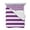 Purple, variant on Quilts King Size Bedding Set, Beige Stripes Lightweight Quilted Comforter, Simple Beige White Texture Soft Reversible Bedspread Coverlet with Pillow Covers for All Season, 96" x 106"