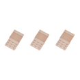 thumbnail image 3 of Wweixi Extension Strap Bra Extender Breathable 3 Rows 3 Hook Women Accessories Adjustable Lengthened Band Lingerie Intimates deep flesh 3Set, 3 of 6