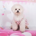 thumbnail image 6 of Fashion Puppy Clothes - Party Dress Up Printed Breathable Shirt - Summer Dog Princess Dress - for Female Dogs, 6 of 8