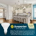 thumbnail image 3 of Sunperian BR30 LED Flood Bulb, 8.5W 3500K Natural White, 800 Lumens, Dimmable, Enclosed Fixture Rated, UL Listed 12-Pack, 3 of 7