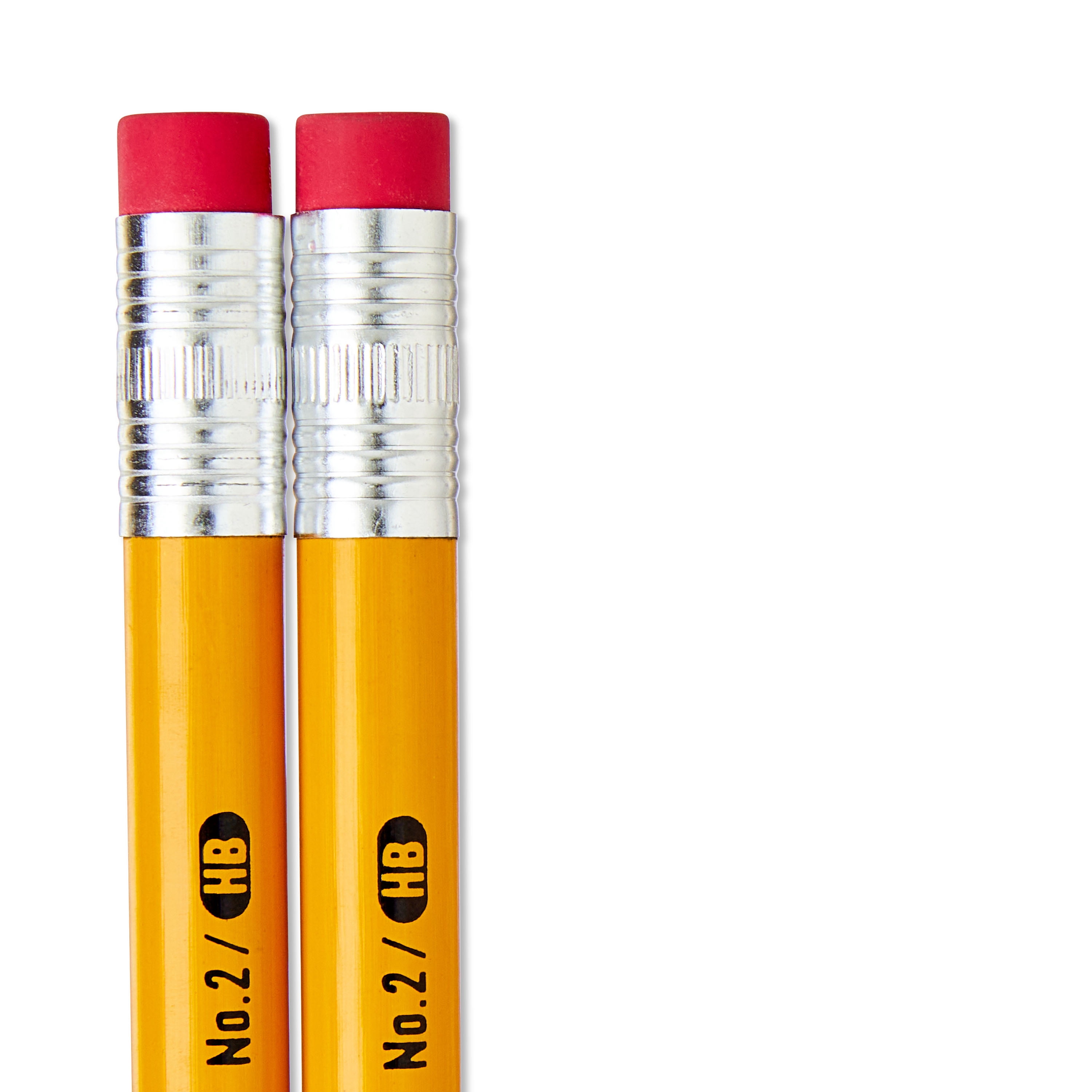 Pen+Gear #2 HB Sharpened Learner Pencils with Jumbo Sharpener, 5 Count – Yellow, Beginner-Friendly