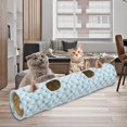 thumbnail image 4 of Cat Tunnel - Juguete interactivo para gatos - Juguetes para gatos - es para gatos de interior - Corazón Yuyangstore Túnel de gato, 4 of 8