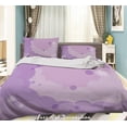 thumbnail image 3 of 3D Purple Pattern Quilt Cover Set Ropa de cama Set Funda Nórdica Fundas de almohada Lxl 290, 3 of 3