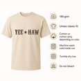 thumbnail image 5 of Yee Haw Western Graphic T-Shirt, Unisex Classic Fit Cotton Tee, 5 of 9