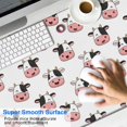 thumbnail image 2 of Long Mouse Pads for Desk,White Cow Face Pattern Desk Mats on Top Of Desks, Desk Mouse Pad Extra Large with 3mm Non-Slip Base and Stitched Edge for Gaming,Office,Work,Home 47.3"x23.6", 2 of 6