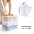 thumbnail image 2 of Medium Vacuum Storage Bag – Clear Pouch for Sweaters Jackets Linens, No Vacuum Cleaner Required, Reusable Leak-Proof Design, Great for Holiday Gift Wrapping Home Organizing, 2 of 7