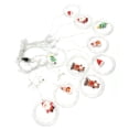 thumbnail image 2 of Luces decorativas para árbol de Navidad, cadena de luces LED colgantes con 5 tipos de colgantes para decoración navideña y cumpleaños, 2 of 14