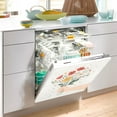 thumbnail image 2 of Yayeee Magnetic Dishwasher Cover for The Front Decoration Home Kitchen Machine Sticker Protector, Gray Cute Flower, 2 of 6