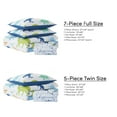 thumbnail image 2 of Kids Dinosaurs Bed in a Bag 5 Piece Comforter, Sham & Sheet Set Twin, 2 of 6