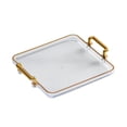 thumbnail image 4 of Serving Tray Bathroom Organizer Nordic Style Multifunctional Shower Plate Vanity Clear, 4 of 8