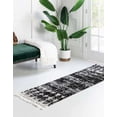 thumbnail image 3 of Rugs.com Cherokee Collection Rug – 6 Ft Runner Black High Rug Perfect For Hallways, Entryways, 3 of 9