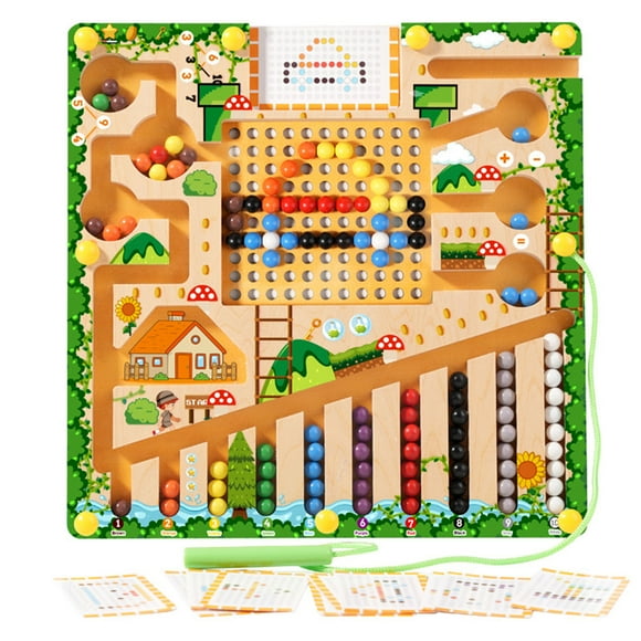 tamizeot Montessoris Jouets Jouets en Bois pour Âges 2-4 Jouets d'Apprentissage pour Tout-Petit de 4 Ans Motricité Fine