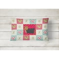 thumbnail image 2 of Carolines Treasures CK5901PW1216 Yorkshire Terrier 2 Love Canvas Fabric Decorative Pillow, Red, 12H x16W, multicolor, 2 of 3