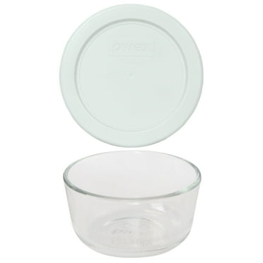 Pyrex 7202 1-Cup Glass Bowl & 7202-PC White Lid