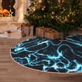 thumbnail image 4 of Salouo Lightning Christmas Tree Skirt 30" Farmhouse Christmas Decorations Snowman Xmas Tree Skirt Tree Mat for Holiday Party Decor, 4 of 8