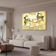 thumbnail image 3 of Póster decorativo de lienzo con diseño de alce en acuarela, decoración para dormitorio, paisaje deportivo, decoración para oficina, regalo, estilo marco, 20 x 30 cm, 3 of 8