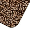 thumbnail image 5 of Brown and Black Leopard Print Dish Drying Mat for Kitchen 1 Pack, Ultra Absorbent Microfiber Dishes Drainer Mats,16"x18", 5 of 6