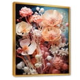 thumbnail image 2 of Designart "Underwater Coral Marine Elegance II" Animals Framed Wall Art - Modern Pink Coral Living Room Framed Canvas Art, 2 of 6