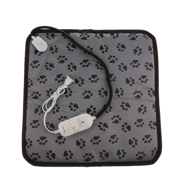 Adjustable Heating Pad for Dog Cat Puppy Power-off Protection Pet Electric Warm Mat Bed Waterproof Bite-resistant Wire ShopWise Round