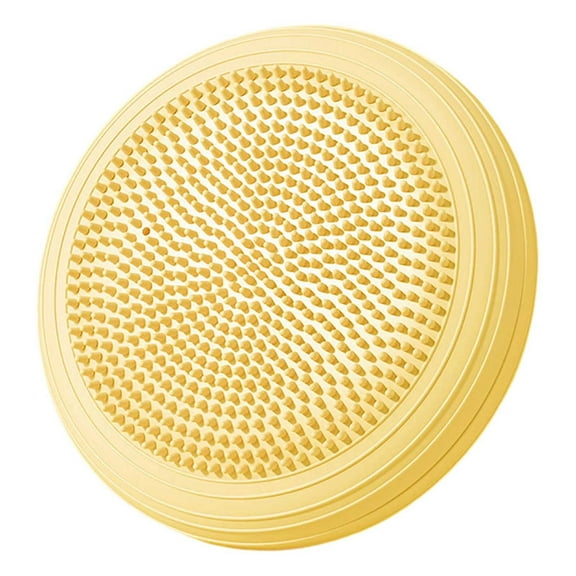 Inflatable Balance Disc Trainer with Air Pump Yoga Wobble Cushion Core Stability Board for Exercise Ankle Strength Training Flexible Sitting Workout Fitness Mat Massage Ball