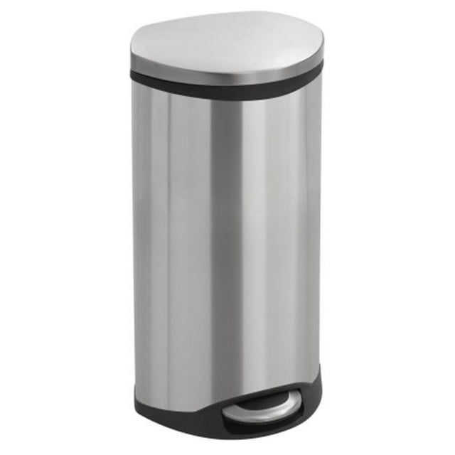 Safco 9902SS Step-On Médical - 7,5 Gallons Acier Inoxydable-Ss