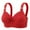 Red, variant on 50% off Miqool Women's Plus Size Comfort T-Shirt Bra Soft Lightly Lined Wireless Push Up Bra Full Coverage Supportive Everyday Bras(44D-48D)