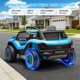 thumbnail image 5 of iRerts 12V Ride on Cars with Remote Control, Licensed Volkswagen Beetle Powered Ride on Toys with Bluetooth, USB Port, Music, Rear Storage, LED Lights, Electric Car for Kids 3-6 Years Old, Blue, 5 of 10