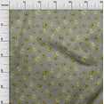 thumbnail image 3 of oneOone Polyester Spandex Gray Fabric Honey Bees Dress Material Fabric Print Fabric By The Yard 56 Inch Wide, 3 of 4