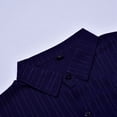 thumbnail image 7 of Linfrsh Hawaiian Shirt Men'S Short Sleeve Buttondown Shirt Navy,S, 7 of 7