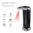 thumbnail image 3 of Stainless Steel Automatic Soap Dispenser  Infrared Sensor Touchless Soap Dispenser with Waterproof Base for Restaurant Kitchen Bathroom Hotel - 250ML, 3 of 8