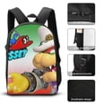 thumbnail image 3 of Pixel Plumber Adventure Game Backpack Study Sensei System Disciplined Bookbag with Zen Lunch Organizer, 3 of 5