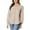 Tan, variant on Women's Relaxed Fit Button Front Long Sleeve Waffle Shirt (US, Alpha, Medium, Regular, Regular, Dark Pink)