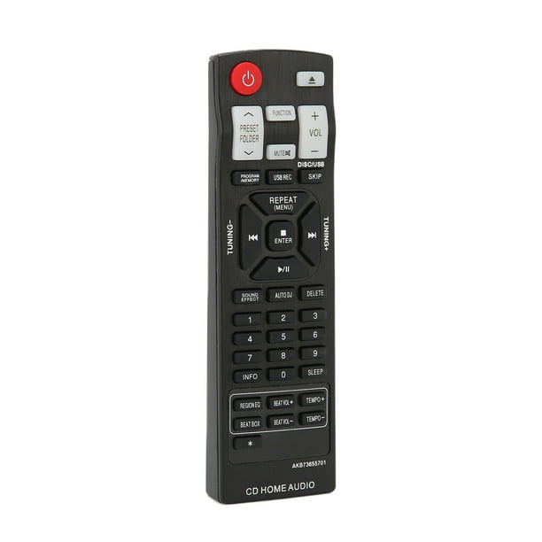 Sistema Hi Fi Reemplace el control remoto,Reemplazo remoto Sin programación Reemplazo Control remoto Mini sistema Hi Fi Reemplace el control remoto El mejor de su clase