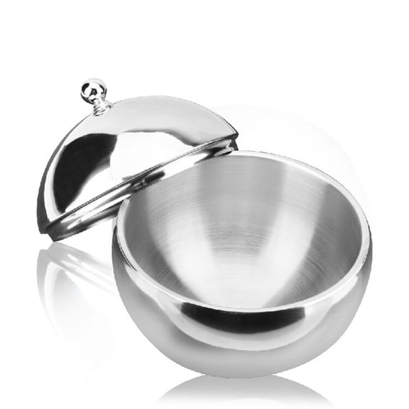 Spherical Ice Bucket Double Wall Storage Bowl Container for Wedding Bar Kitchen