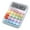 White, variant on Handheld Mechanical Button Calculator Desk Calculator for Office Home School Yellow