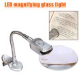 thumbnail image 2 of IKemiter Loupe de Table Amplification 6X avec 2 Lampes LED Loupe à Clipser pour Bureau, 2 of 6