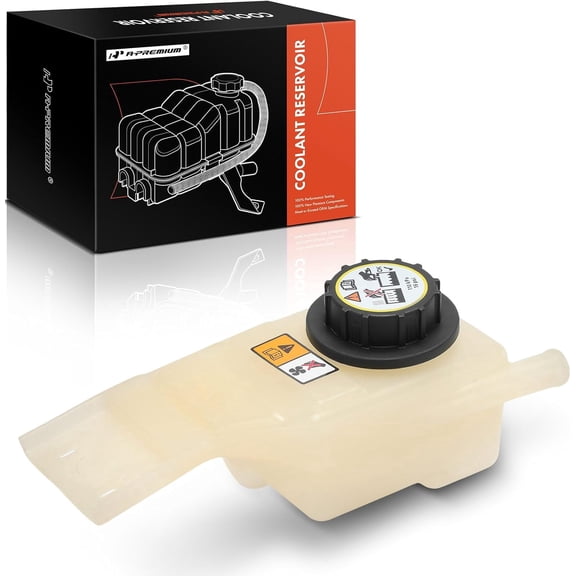 A-Premium Engine Coolant Overflow Recovery Reservoir Tank with Cap Compatible with Ford Mustang 2003-2004, 4.6L Supercharged DOHC, Replaces# 2R3Z8A080AB