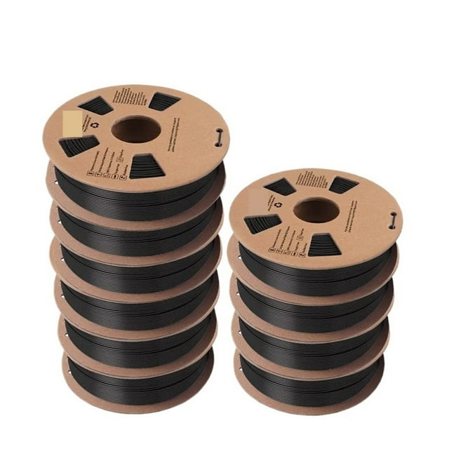 3D Printer PLA+ Filament, 1.75mm 10 Rolls 3D Printing Materials For 3D Printer&3D Pen ,Smoother Printing Experience