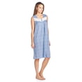 thumbnail image 4 of Casual Nights Women's Fancy Lace Trim Sleeveless Nightgown, 4 of 5