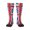 1 Black, variant on Knee High Socks for Women Retro Union-Jack Flag Long Tube Sock Uniform Socks
