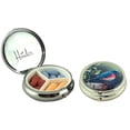 thumbnail image 4 of Designer Pill Box by Houder - Decorative Pill Case with Gift Box - Carry Your Meds in Style (Blue Bird), 4 of 4